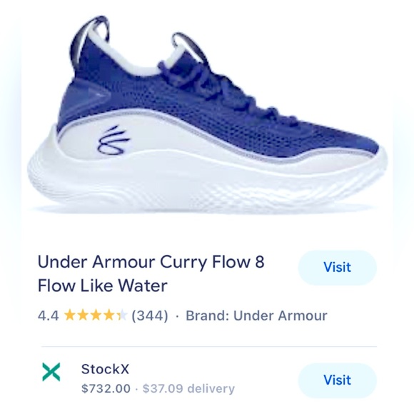Curry sneakers size US 4 - Picture 1 of 7
